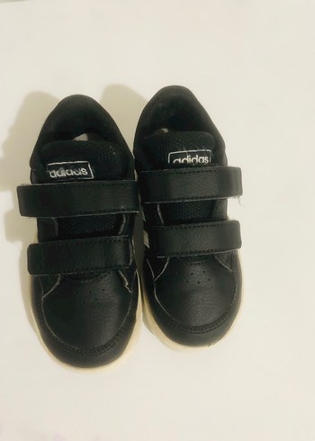 Siyah Erkek Çocuk Spor Ayakkabı Velcro - Görsel 9