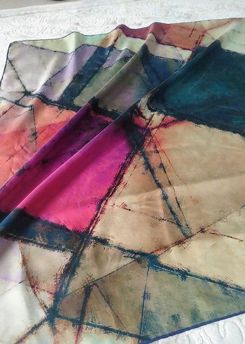 Aker sura İpek eşarp - Görsel 2