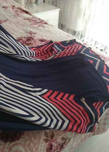 Şifon yelekli penye - Görsel 7