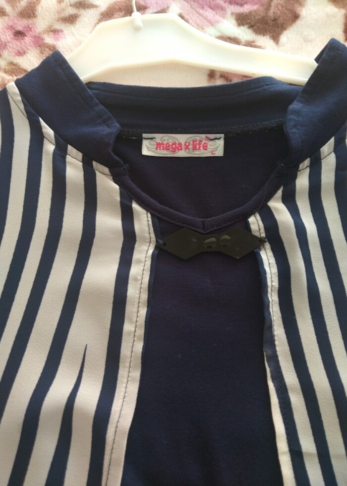 Şifon yelekli penye - Görsel 4