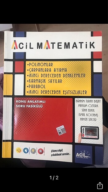 Acil matematik konu anlatımlı soru fasikülü