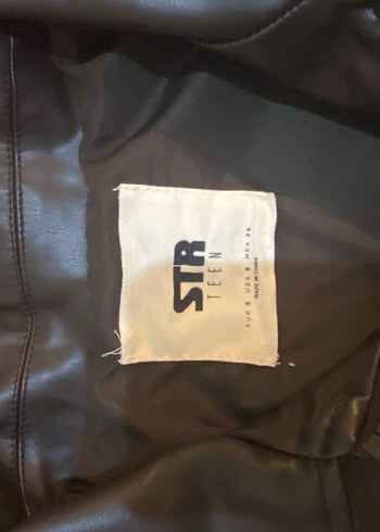 Stradivarius Kahverengi Deri Kadın Ceket