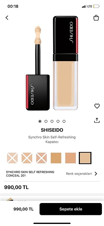 Shiseido kapatıcı