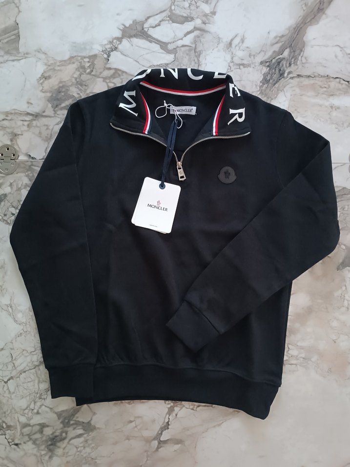 Moncler PREMİUM KALİTE Fermuarlı Erkek Sweatshirt - Görsel 4