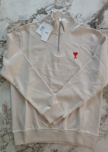 AMİPARİS PREMİUM KALİTE Fermuarlı Erkek Sweatshirt