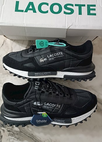 Lacoste Siyah Bağcıklı Erkek Sneaker - Görsel 6