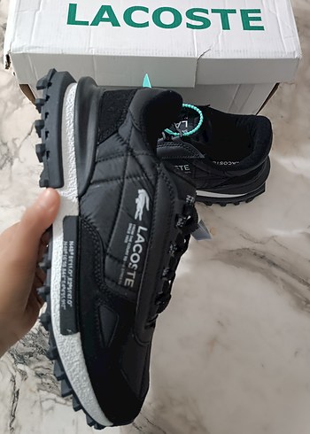 Lacoste Siyah Bağcıklı Erkek Sneaker - Görsel 4