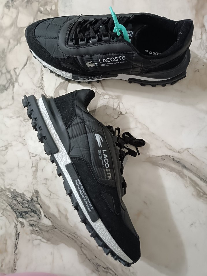 Lacoste Siyah Erkek Spor Ayakkabı - Görsel 2