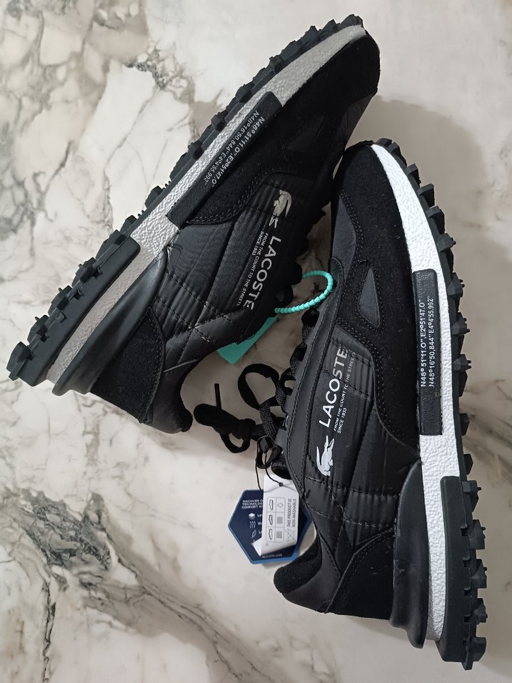 Lacoste Siyah Erkek Spor Ayakkabı - Görsel 4