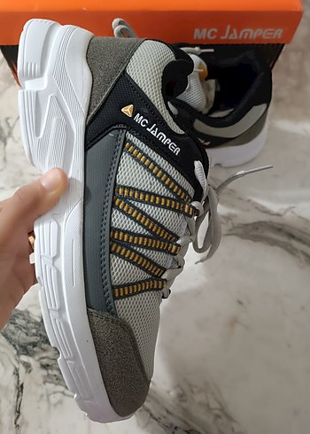 Gri Desenli MC Japer Spor Sneakers - Görsel 4