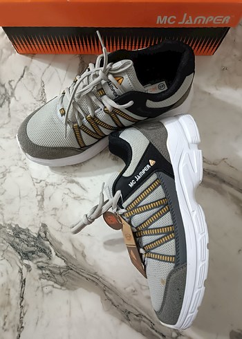 Gri Desenli MC Japer Spor Sneakers - Görsel 9