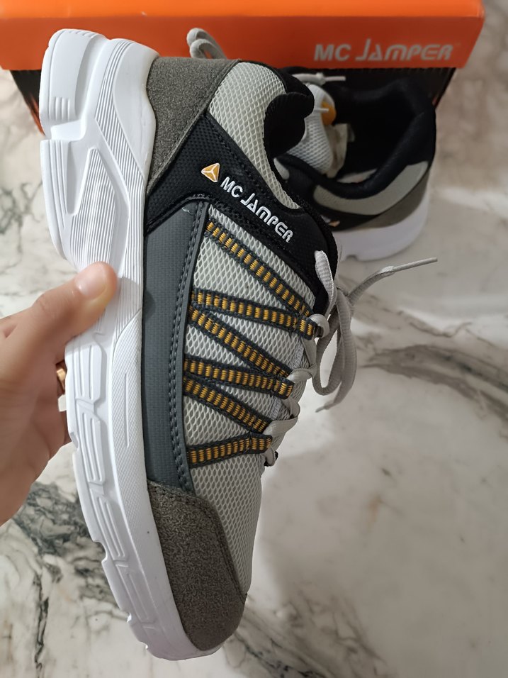 Gri Desenli MC Japer Spor Sneakers - Görsel 4