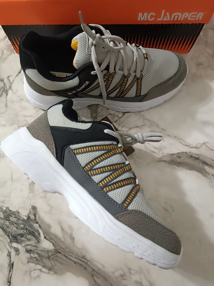 Gri Desenli MC Japer Spor Sneakers - Görsel 5