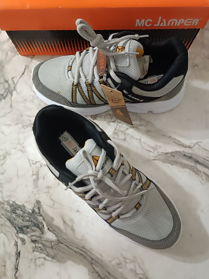 Gri Desenli MC Japer Spor Sneakers - Görsel 3