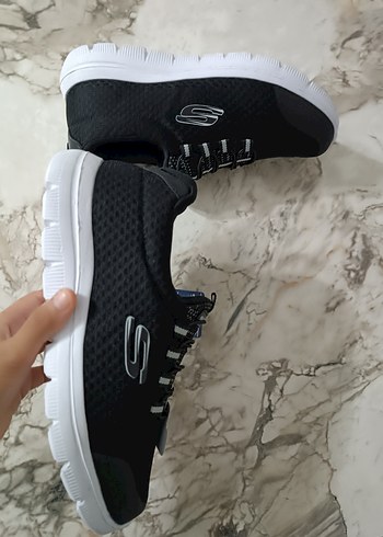 Skechers Erkek Elastik Bağcıklı Spor Ayakkabı TABANLIK HEDİYELİ - Görsel 4