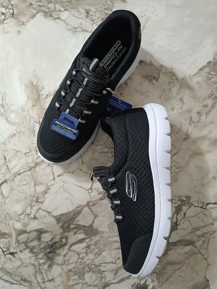 Skechers Erkek Elastik Bağcıklı Spor Ayakkabı TABANLIK HEDİYELİ - Görsel 3