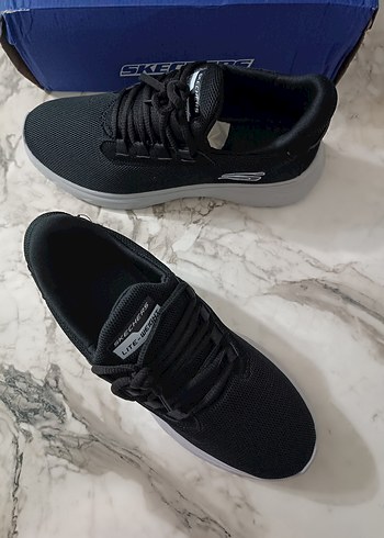 Skechers Siyah Gri Erkek Spor Ayakkabı - Görsel 2