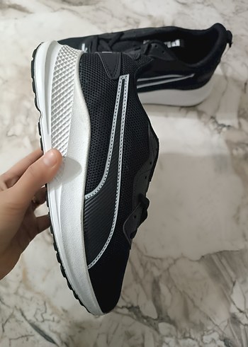 Erkek Siyah Beyaz Puma Spor Ayakkabı - Görsel 5