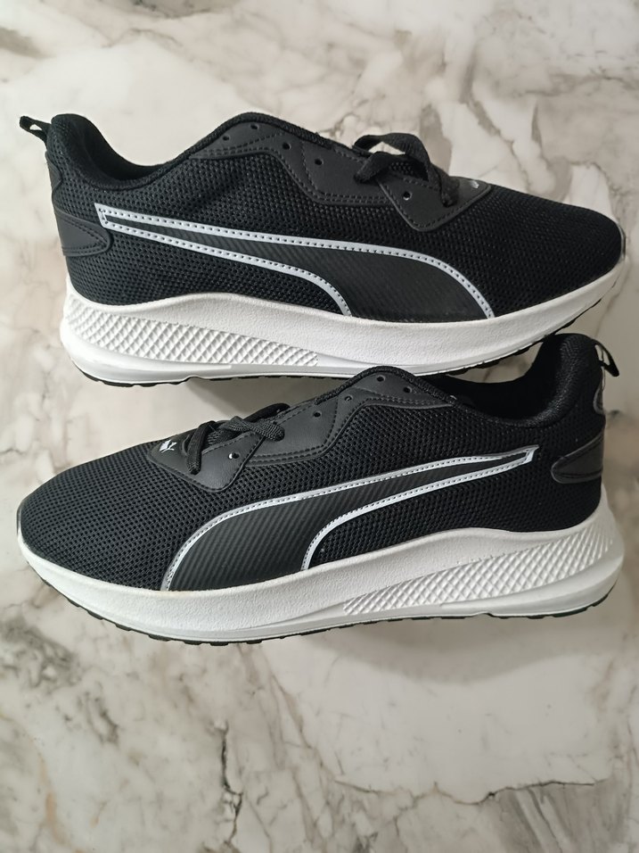 Erkek Siyah Beyaz Puma Spor Ayakkabı - Görsel 2