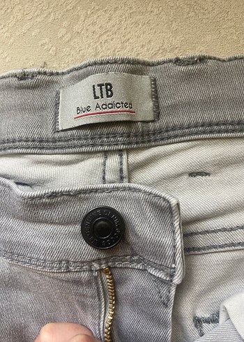 LTB Blue Addictes Acik Gri Erkek Jean