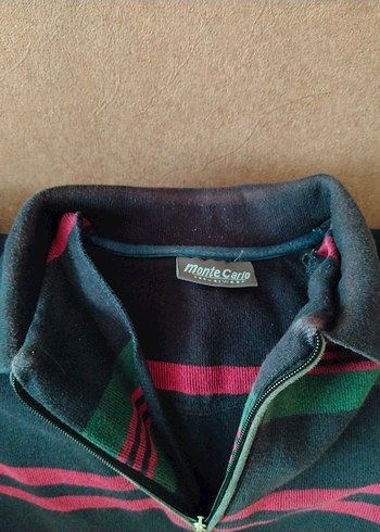 Erkek Renkli Fermuarlı Sweatshirt - Görsel 4