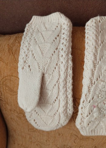 Bej Örgü Bohem Kadın Bere - Görsel 6