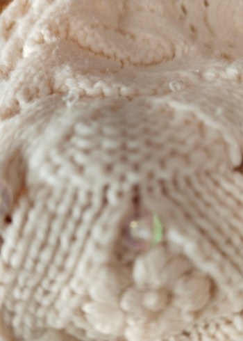 Bej Örgü Bohem Kadın Bere - Görsel 3