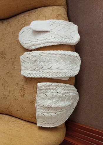 Bej Örgü Bohem Kadın Bere - Görsel 8