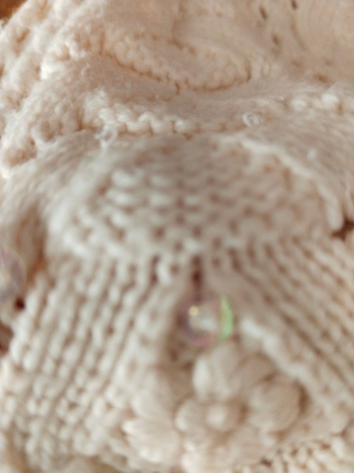 Bej Örgü Bohem Kadın Bere - Görsel 3