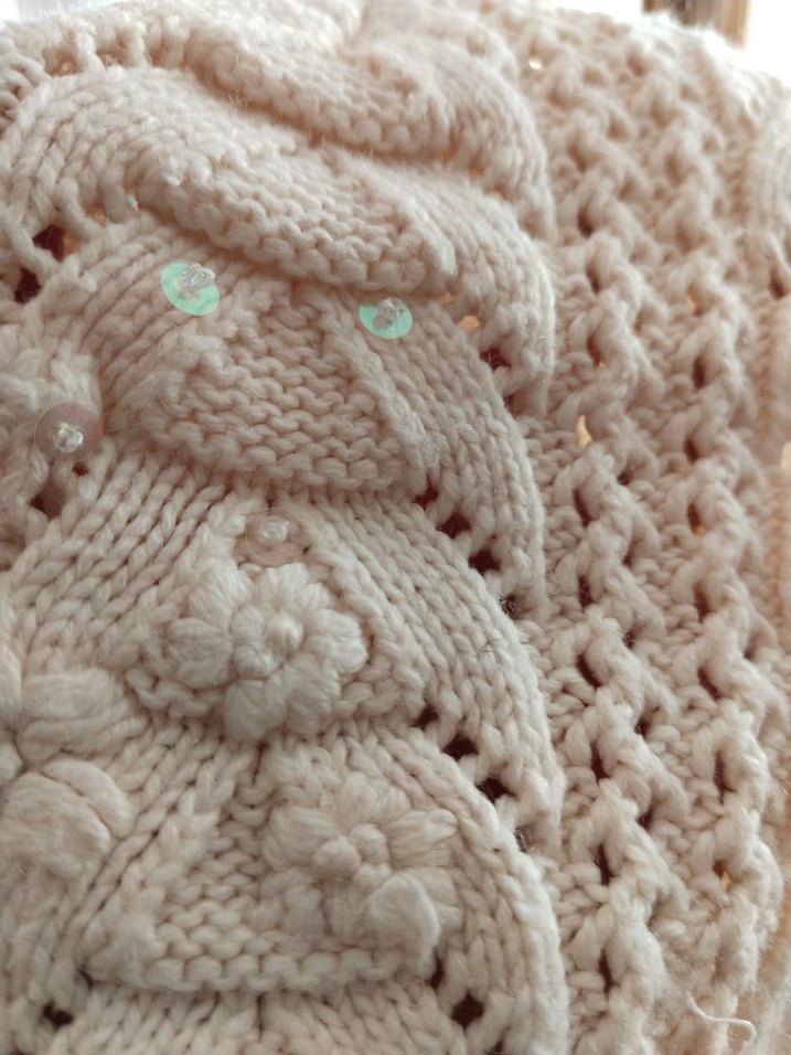 Bej Örgü Bohem Kadın Bere - Görsel 2