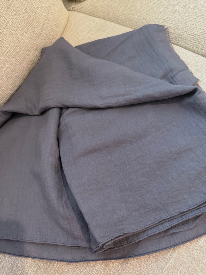 modakaşmir gri şal - Görsel 3