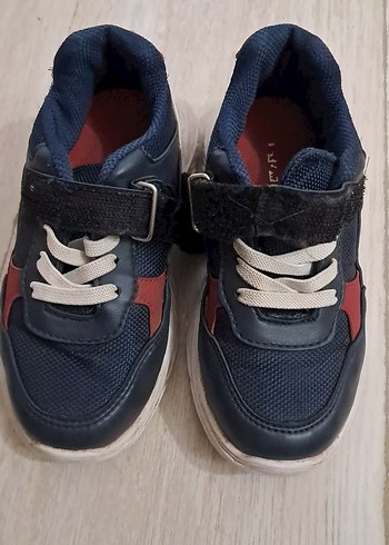 Erkek Çocuk Koyu Mavi Spor Ayakkabı Velcro