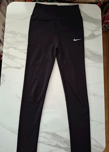 Nike Siyah Yuksek Bel Spor Tayt