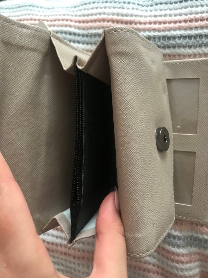 Yılan Desenli Kadın Cüzdanı Velcro Kapamalı - Görsel 3