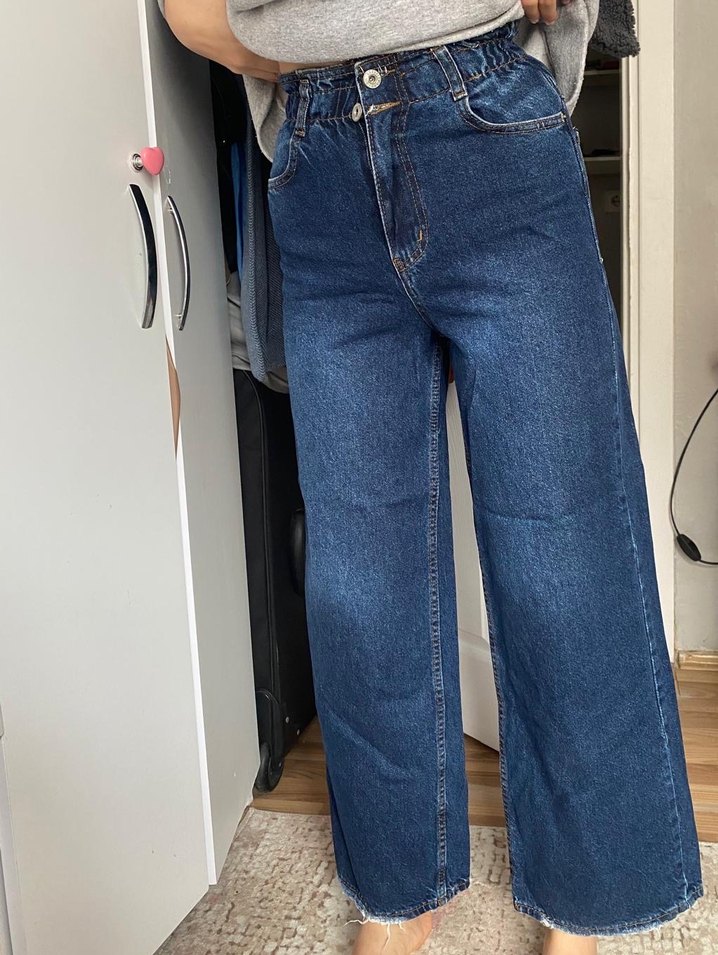 Mavi kot pantolon - Görsel 2