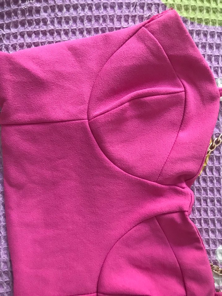 Kızlar için Pembe V Yaka Fermuarlı Atlet - Görsel 4