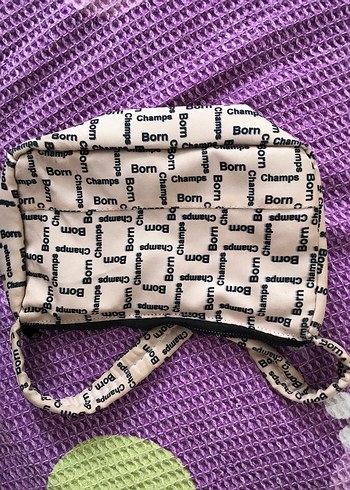 Baskılı Triko Kadın Omuz Çantası - Görsel 2