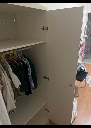 Beyaz Çocuk Gardırop Dolabı - Görsel 4