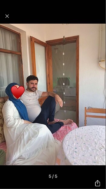 38 Beden beyaz Renk Tesettür elbise