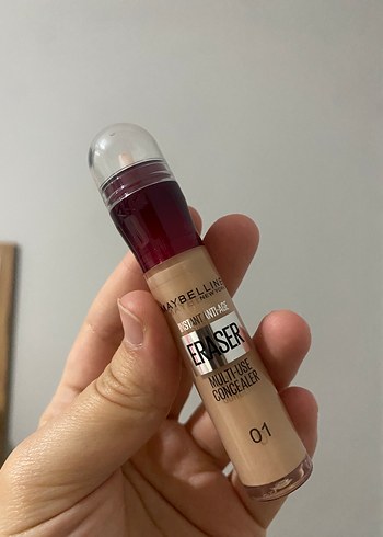 Maybelline Maybelline Eraser Çok Amaçlı Kapatıcı 01 Beige