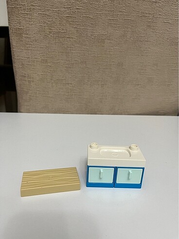 Lego duplo çekmeceli tezgah ve lavabo