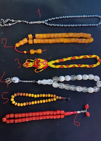 Renkli Erkek Tesbih Seti - Bohem Tarz