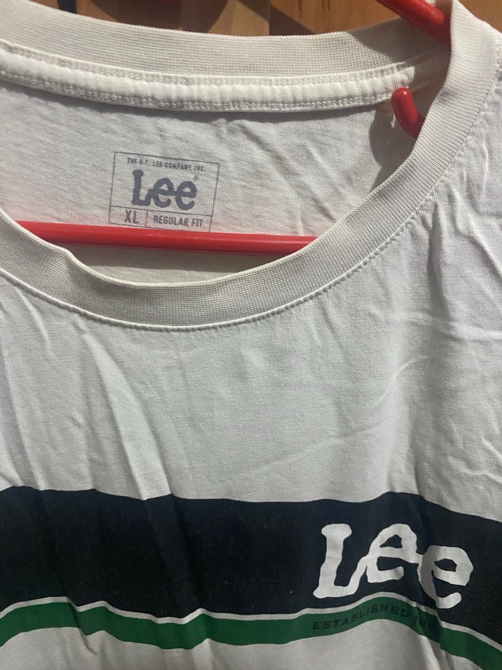 Lee Beyaz Baskılı Erkek Tişört - Görsel 2