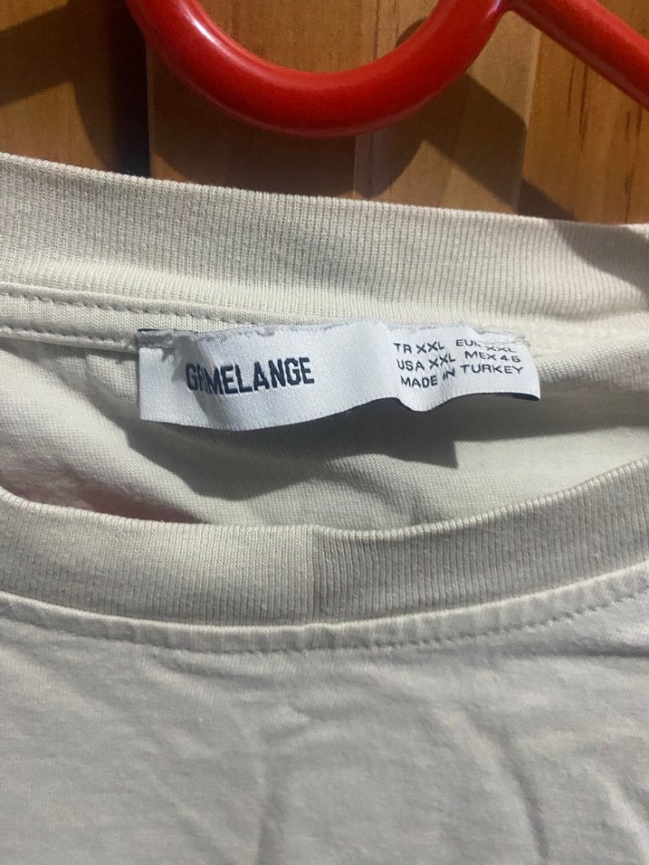 Gri Kadın Basic Kısa Kollu Tişört - Görsel 2