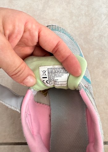 Kız Çocuk Turkuaz Yılan Desenli Spor Ayakkabı - Görsel 4