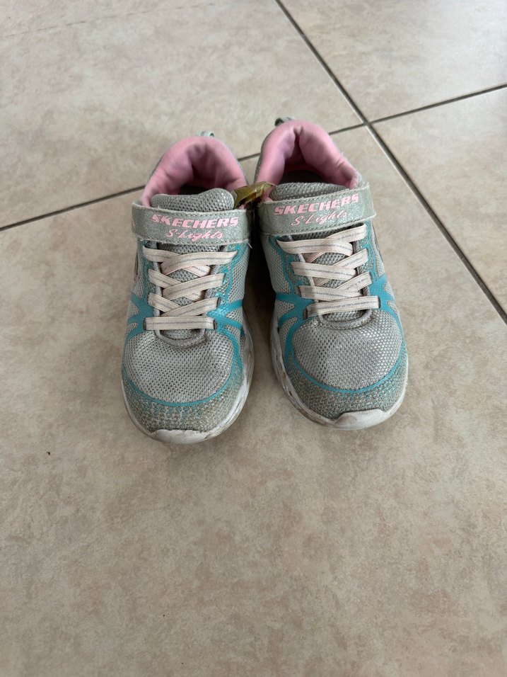 Kız Çocuk Turkuaz Yılan Desenli Spor Ayakkabı - Görsel 2