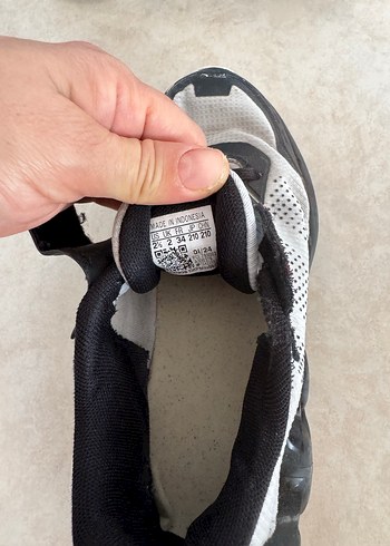 Gri Erkek Çocuk Sneakers Velcro Bantlı - Görsel 4