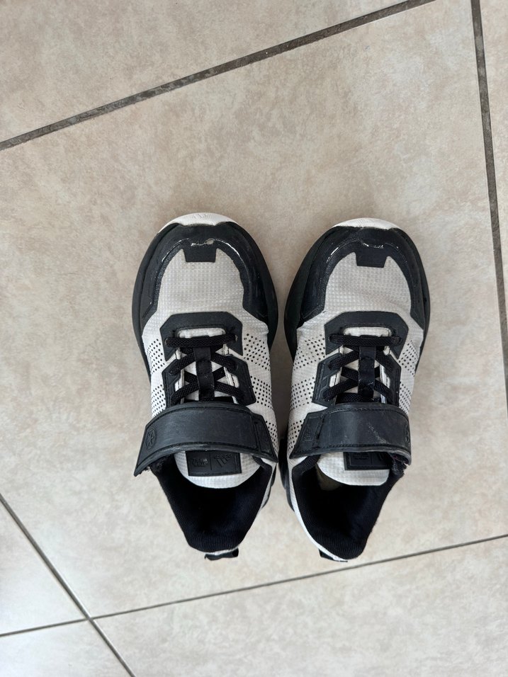 Gri Erkek Çocuk Sneakers Velcro Bantlı - Görsel 2