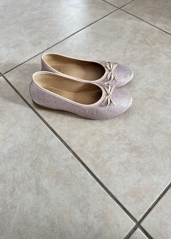 Kız Çocuk Pembe Fiyonk Detaylı Babet - Görsel 2