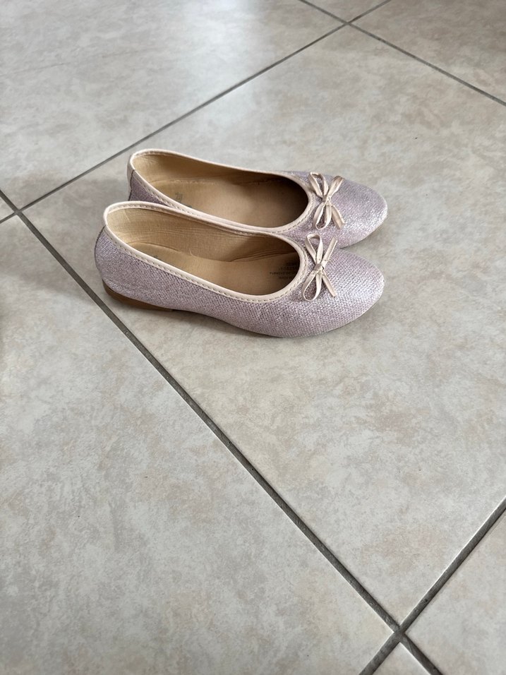 Kız Çocuk Pembe Fiyonk Detaylı Babet - Görsel 2